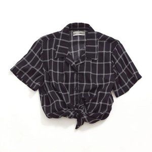 Dolores Black and White Printed Top